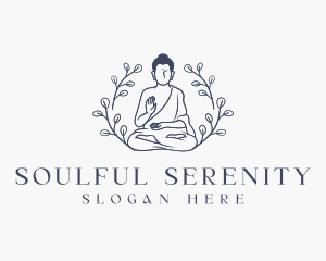 Spiritual Buddhism Religion logo