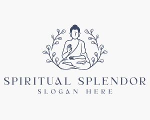 Spiritual Buddhism Religion logo design