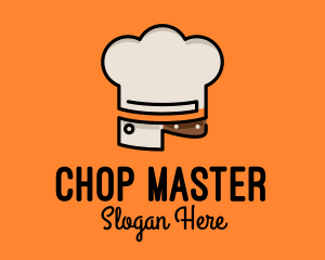 Chef Hat Chopping Knife logo