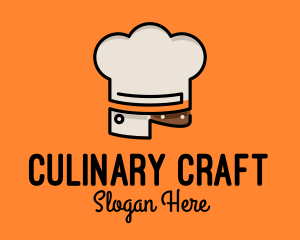 Chef Hat Chopping Knife logo