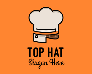 Chef Hat Chopping Knife logo