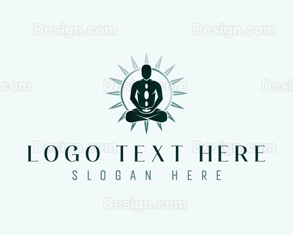 Yoga Wellness Meditation Logo