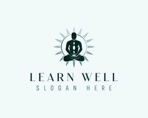 Yoga Wellness Meditation logo design