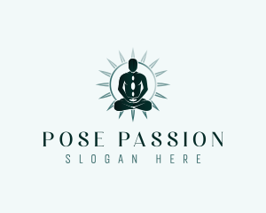 Yoga Wellness Meditation logo design