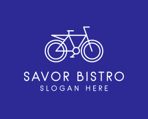 Outline Bike Cycling Logo