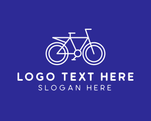 Outline Bike Cycling logo