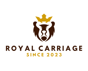 Royal Crown Bear logo design