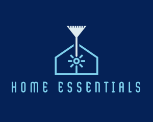 Clean Home Broom logo design