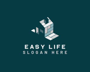 House Tiles Property logo design