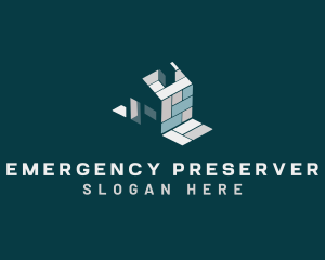 House Tiles Property logo design