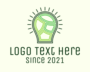 Light Bulb Pattern logo