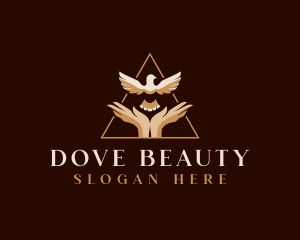 Dove Hands Spirit logo design