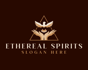 Dove Hands Spirit logo design