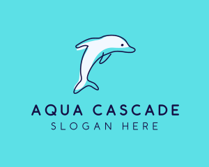 Ocean Dolphin Waterpark logo design