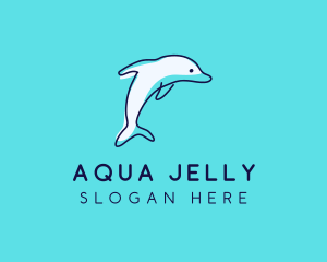 Ocean Dolphin Waterpark logo design