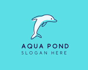 Ocean Dolphin Waterpark logo design