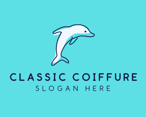 Ocean Dolphin Waterpark logo design