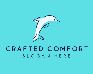 Ocean Dolphin Waterpark logo design