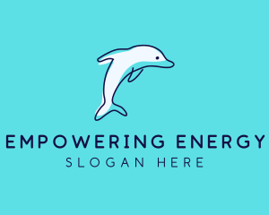 Ocean Dolphin Waterpark logo design