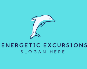 Ocean Dolphin Waterpark logo design