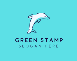 Ocean Dolphin Waterpark logo design