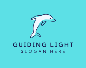 Ocean Dolphin Waterpark logo design