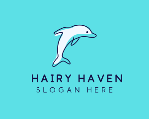 Ocean Dolphin Waterpark logo design