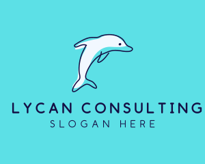 Ocean Dolphin Waterpark logo design