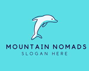 Ocean Dolphin Waterpark logo design