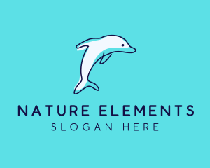 Ocean Dolphin Waterpark logo design