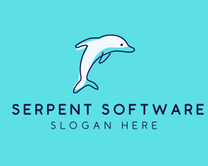 Ocean Dolphin Waterpark logo design