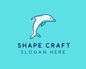 Ocean Dolphin Waterpark logo design