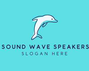 Ocean Dolphin Waterpark logo design