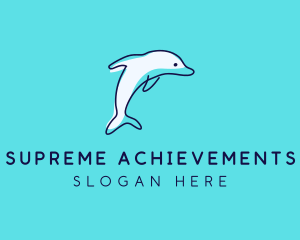 Ocean Dolphin Waterpark logo design