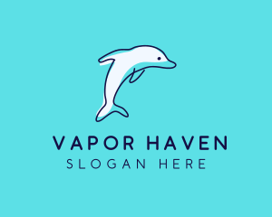 Ocean Dolphin Waterpark logo design