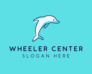 Ocean Dolphin Waterpark logo design