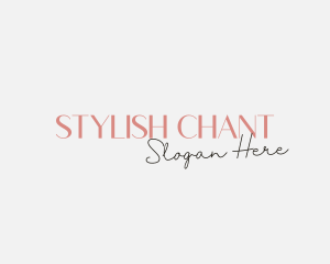 Stylish Feminine Company logo design