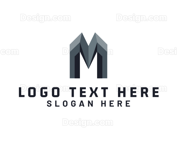 Startup Letter M Agency Firm Logo