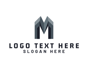 Startup Letter M Agency Firm    logo