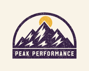 Mountain Summit Peak logo design