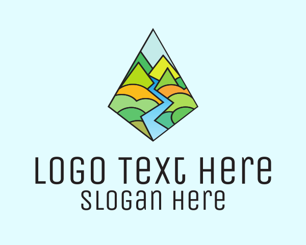 Landform logo example 2