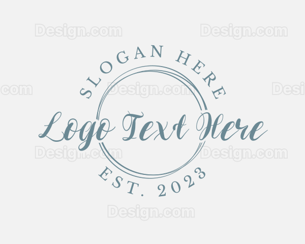 Script Style Business Logo