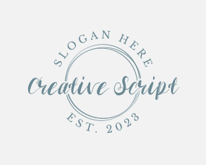 Script Style Business logo design