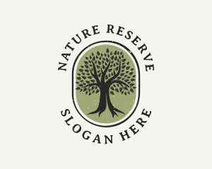 Eco Nature Tree logo design