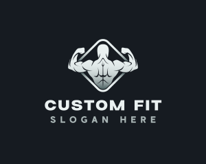 Muscle Fitness Gym logo design