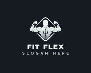 Muscle Fitness Gym logo design