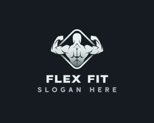 Muscle Fitness Gym logo design