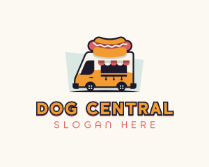 Hot Dog Food Truck logo design