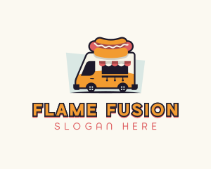 Hot Dog Food Truck logo design