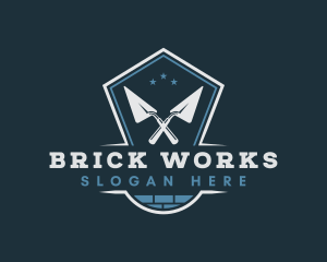 Brick House Construction logo design